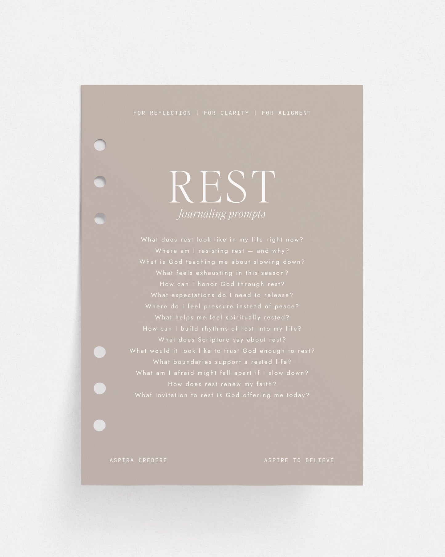 Journaling Dashboard | REST