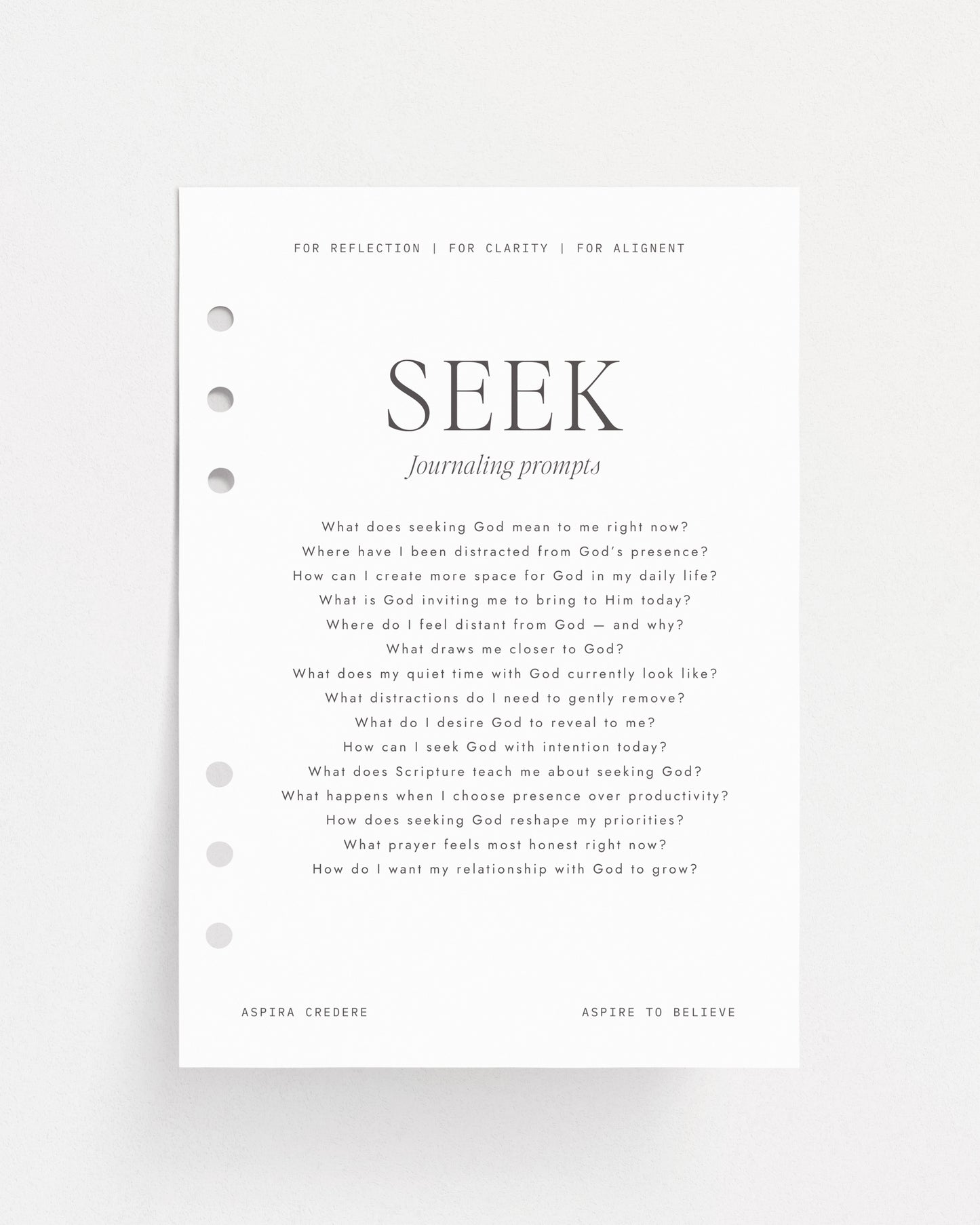 Journaling Dashboard | SEEK