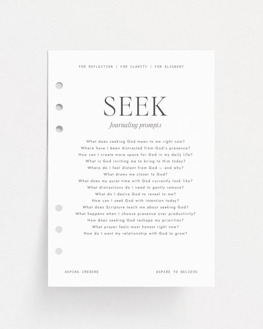 Journaling Dashboard | SEEK