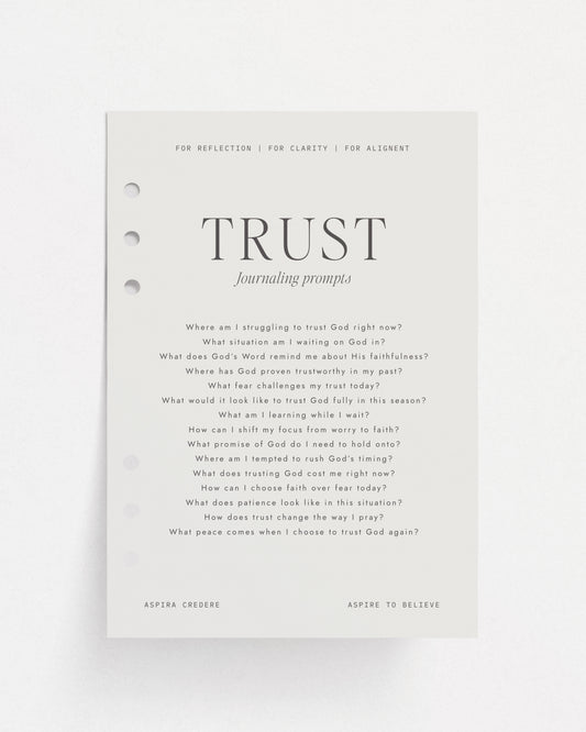 Journaling Dashboard | TRUST