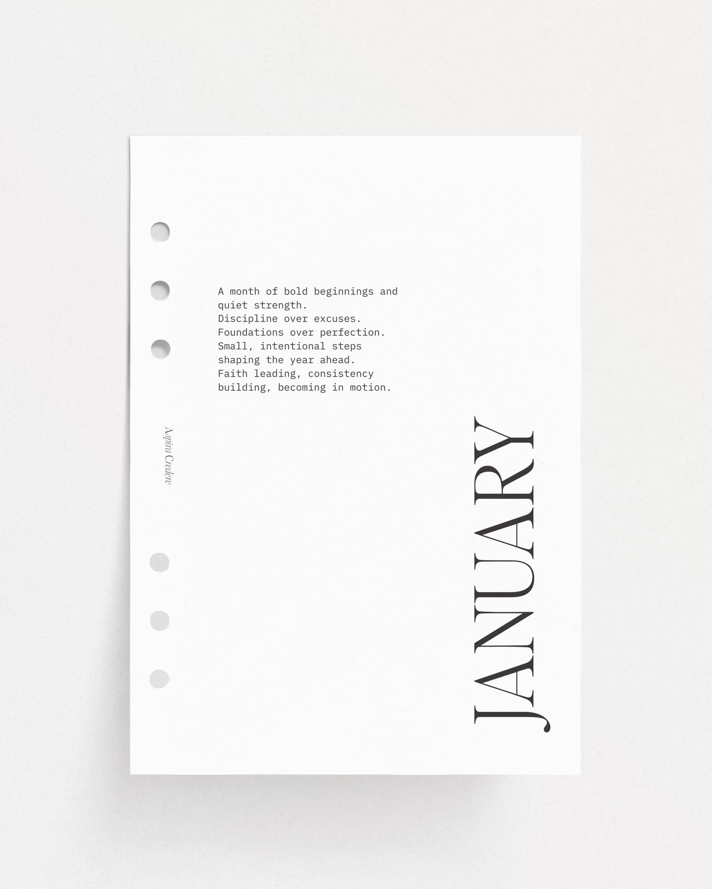 Monthly Dashboard Inserts | Poetry Edition