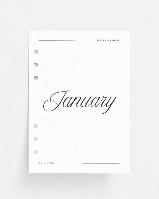 Monthly Dashboard Inserts | Script Edition